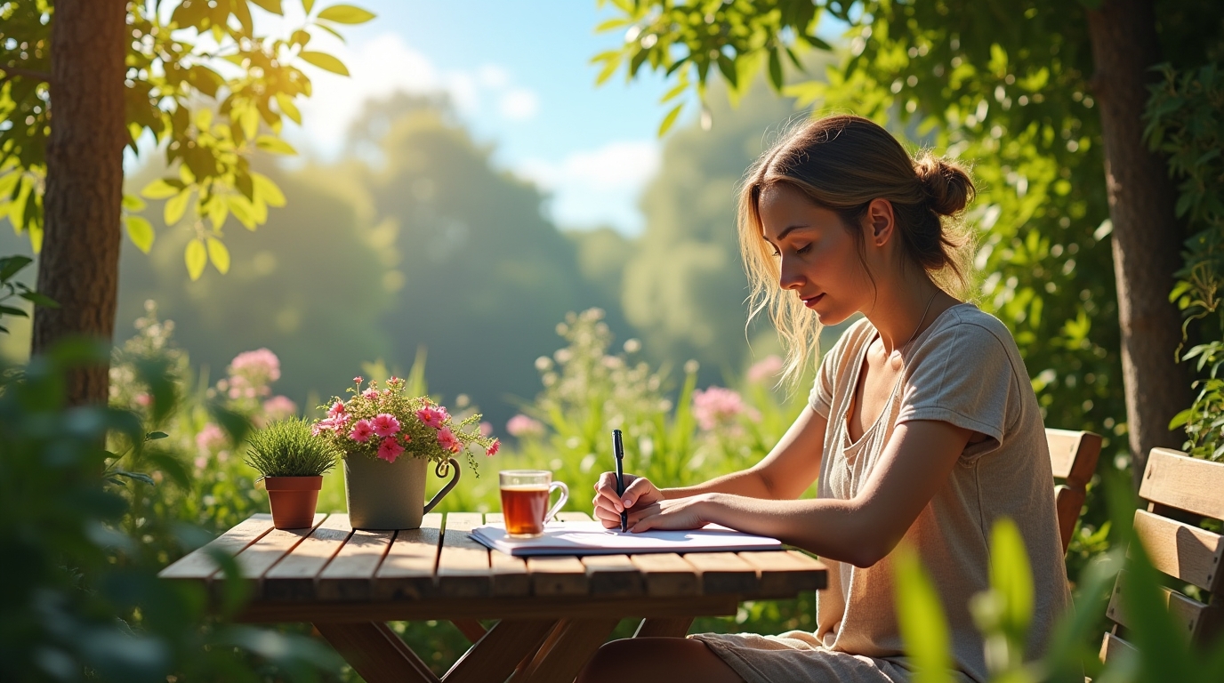 journaling pour la détente