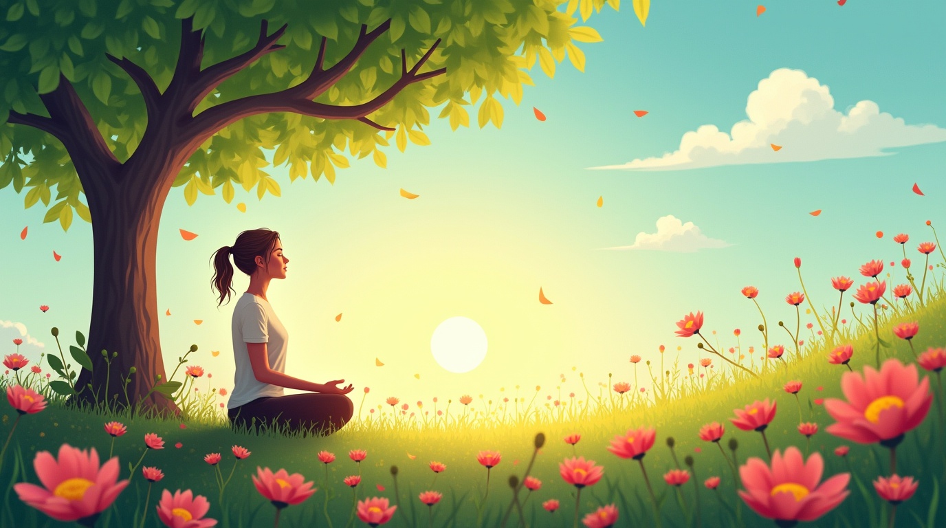 Fleur de passiflore symbolisant la relaxation et la gestion du stress.