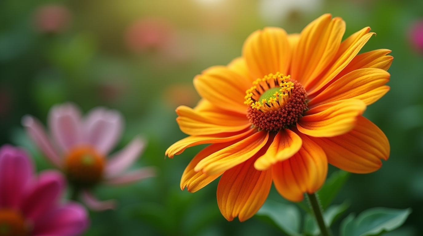 Fleur de passiflore illustrant la sérénité et la réduction de la nervosité dans un jardin.