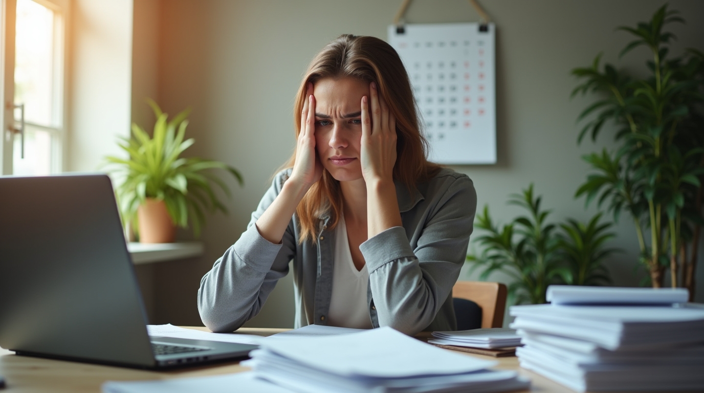 symptômes de stress et fatigue