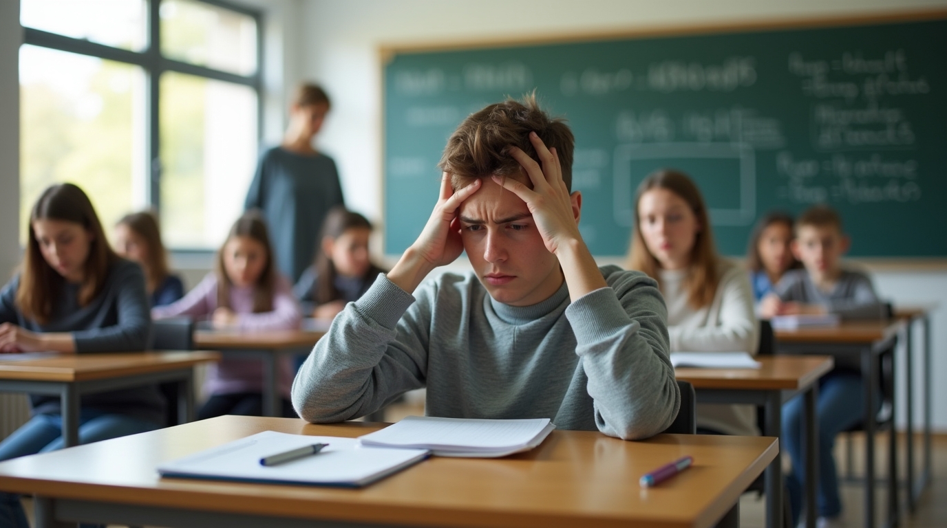 symptômes de stress et performance scolaire