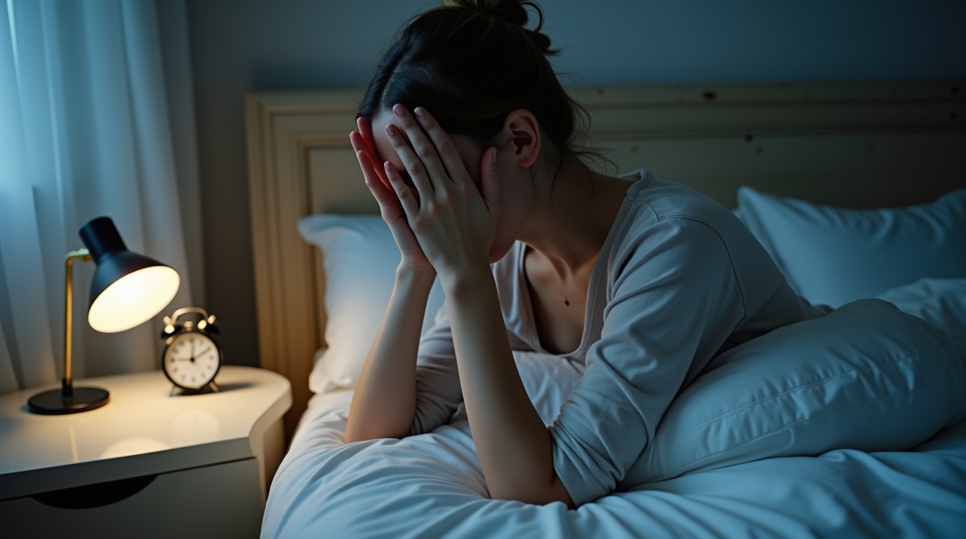 symptômes de stress et troubles du sommeil